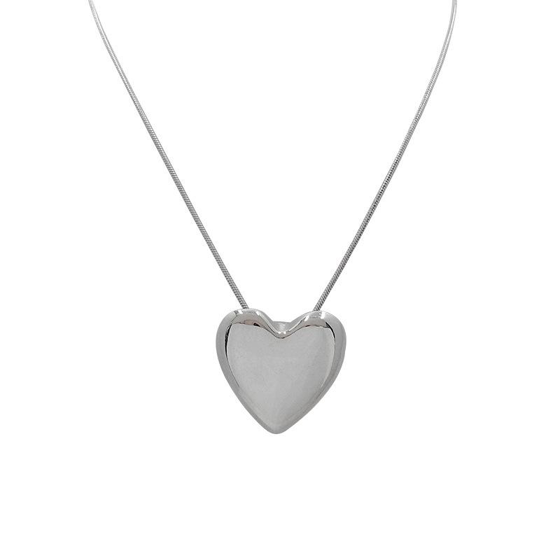 Big Love Necklace Pendant Personalized Female Hip Hop Simple Cold Style Fashion Collarbone Chain Neck Chain
