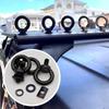 Black 304 Stainless Steel Eye Bolts for Roof Platform Luggage Rack Extension T-Slot Accessories
