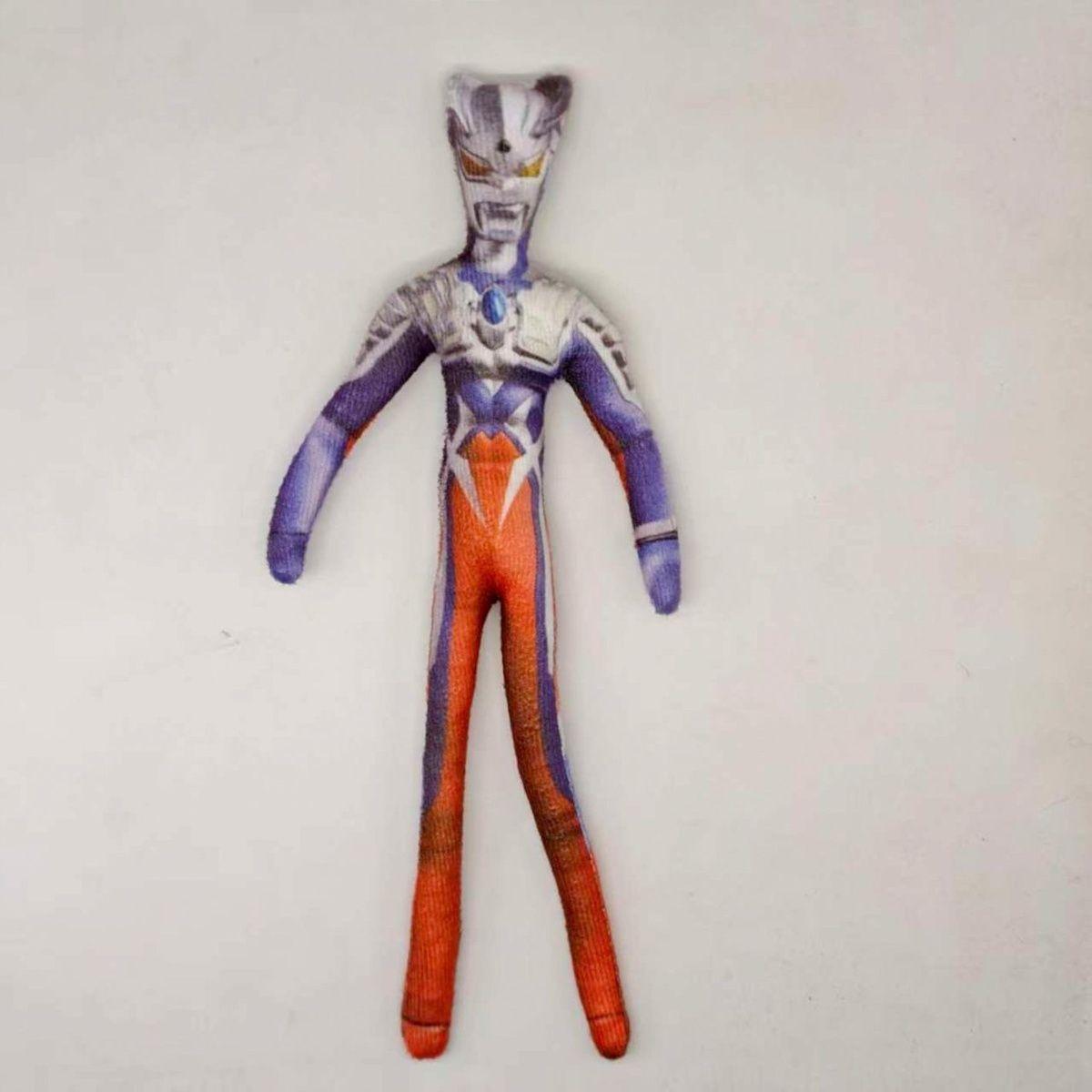 28cm Anime Ultraman Tiga Belial Cosplay Pluche Pop Abstracte Muis Figuur Volledig Lichaam Draad Skelet Buigbare Actiefiguur Speelgoed 28cm