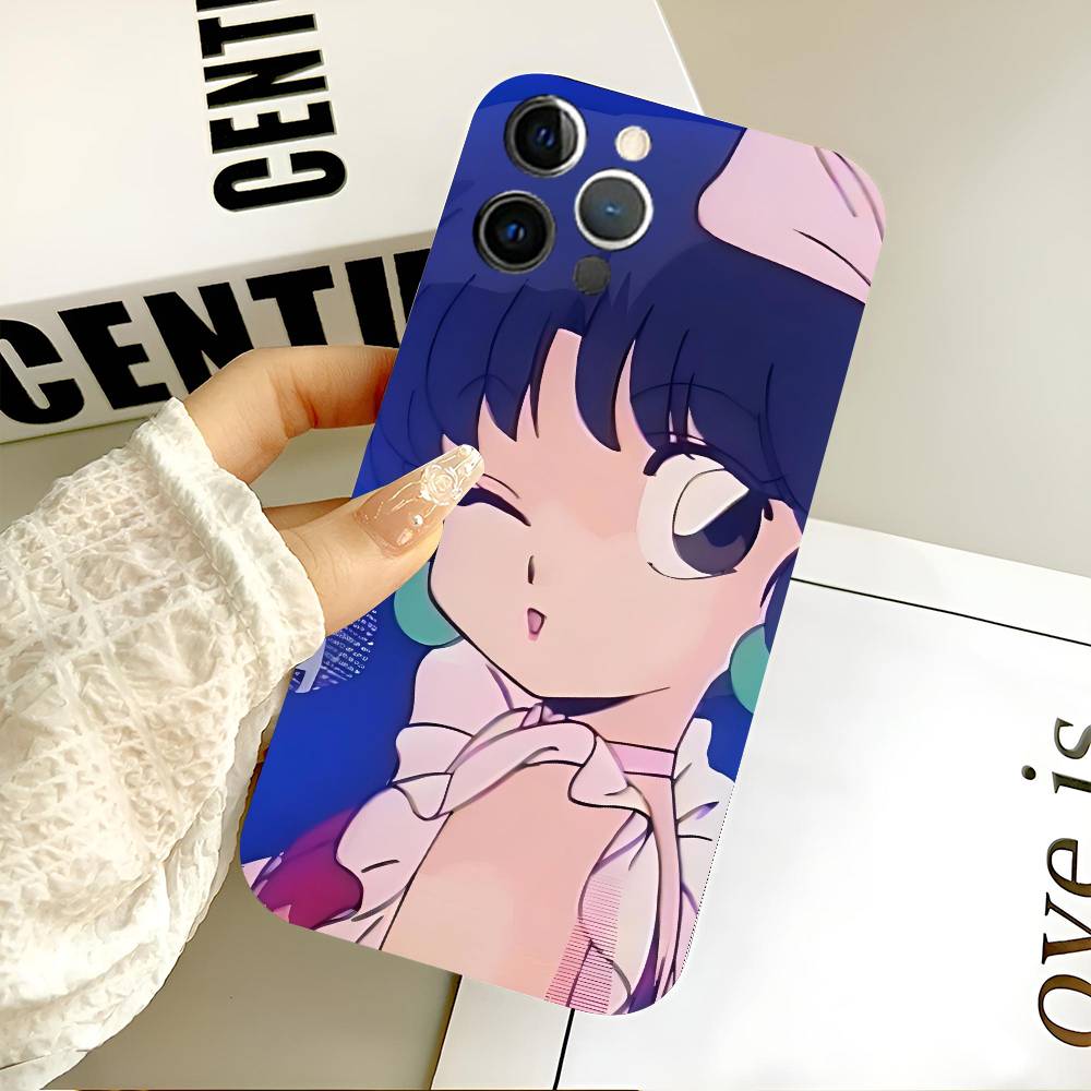 Kawaii Girl A-Akane Tendo Anime R-Ranma 1 2 Phone Case Silicone Soft For IPhone 17 Air 16 15 14 13 12 11 Plus Pro Max Plus