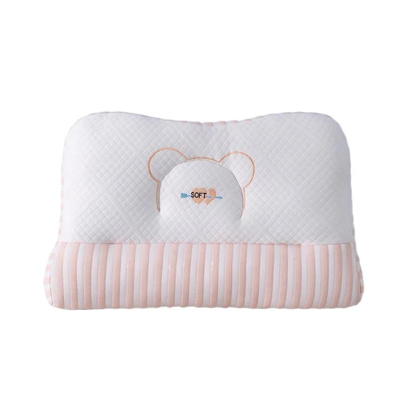 

Soft Pillow Knitted Fabric Comfort High Resilience Bacteriostat Neck Pillow Soft Breathable Stereoscopic Support Body Pillow S