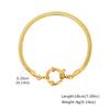 Xiaomi Vnox Square Chain Bracelets For Women Gold Color,Stainless Steel Round Bubble Buckle,Fashion Classic Bracelets Jewelry Hers Like