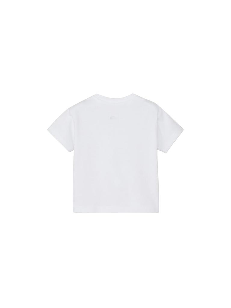 The North Face חולצת טי שירט עם שרוולים קצרים, מידה קטנה, לוגו קופסה, מידה 80, ב', טי, לבן,