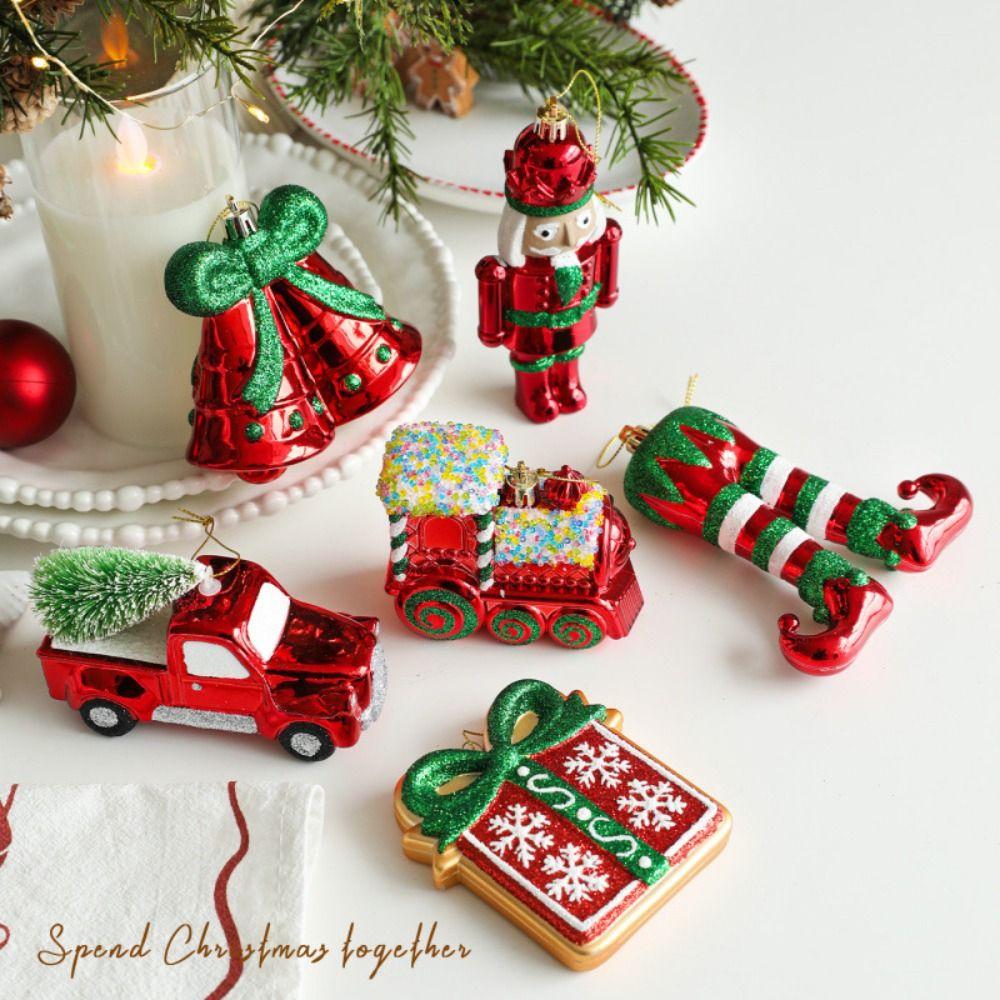 Hand-Blown Glass Hanging Ornaments Eco-Friendly Material Festive Tree Decorations Home Party Decor