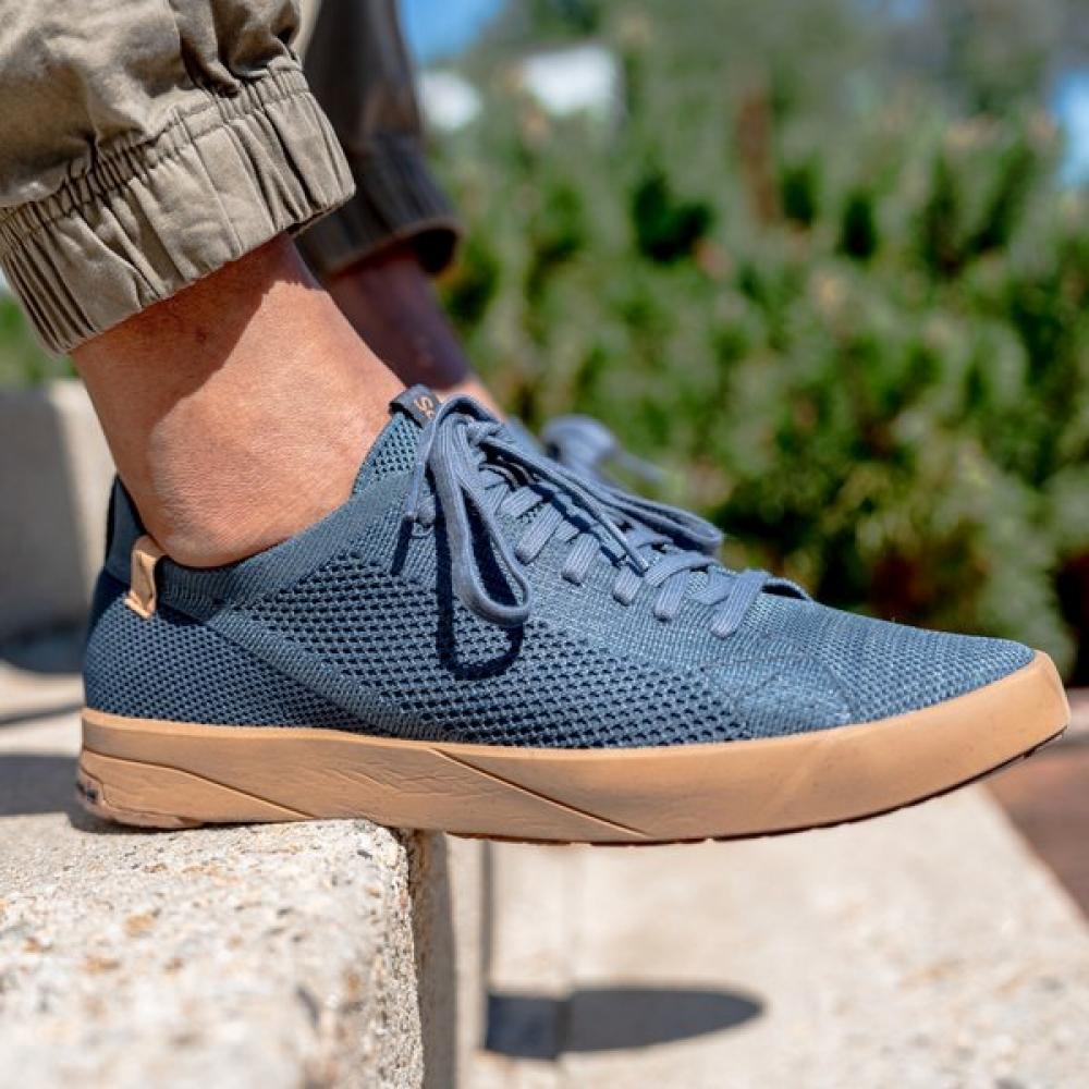 Saola Men Cannonee Knit Sneakers Navy 260(US M 8.5)