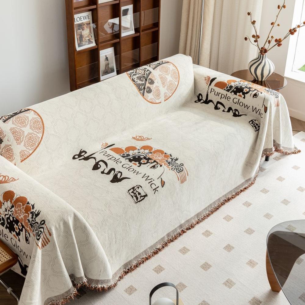 Cool Feeling Living Room Sofa Mat Throw Blankets  Beijing Opera Camping Picnic Blanket Cover Sofa Cover