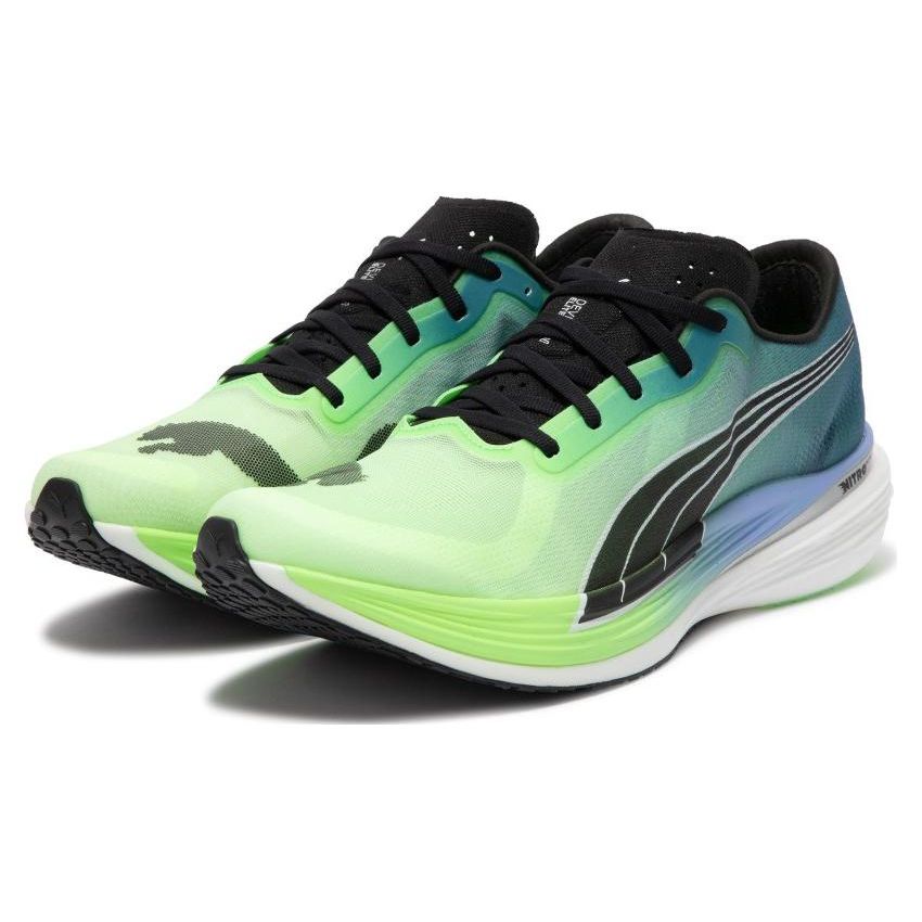 Puma Deviate Nitro Elite 2 Fireglow Men Sneakers Green Fizzy-Lime Royal-Sapphire 377786-01
