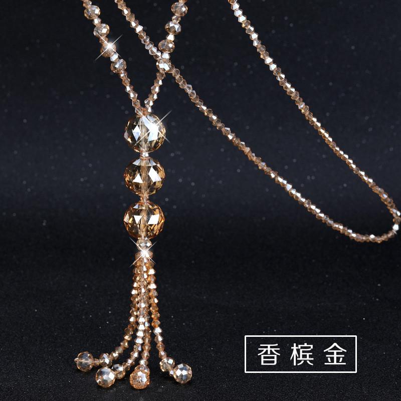 Eyecatching Crystal Necklace For Women In Vibrant Colors Ideal For Any Fashion Style