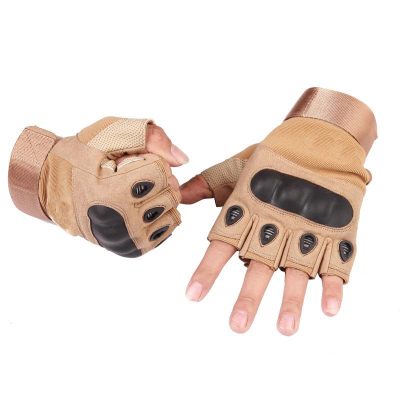 Men's Anti-Slip Tactical Half-Finger Training Gloves for Outdoor Fitness & Cycling