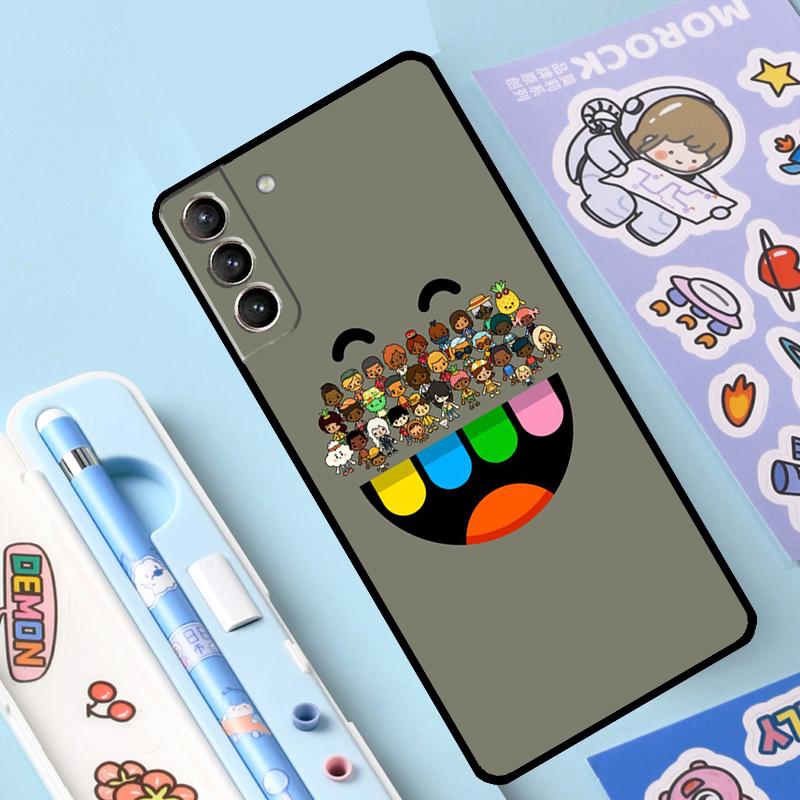 

Чехол Toca Boca Toca Life World для Samsung Galaxy S23 S22 S20 S21 Ultra S8 S9 S10 Note10 Plus Note20 Ultra S20 FE Galaxy S9