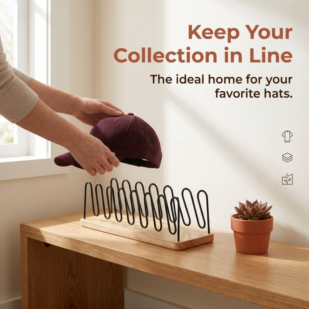 Durable Hat Organizer Compact Hat Storage Rack Storage Tool Hat Display Rack  Bedroom