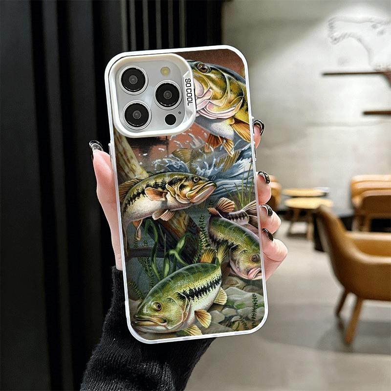 Carp Fish Fishing Rod Shockproof Phone Case for iPhone 17 Air 16 16E 15 Pro Max 14 Plus 13 Mini 12 Back Cover Anti Fall Fundas