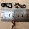 5 10 pcs Lot Zinc Alloy Mini Carabiners Spring Backpack Clasps EDC Keychain Carabiner for Hiking Climbing Camping