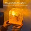 Square Led Rotating Water Ripple Light Sleeping Atmosphere Aesthetic Powered Multicolor With On Decor Nightlight Usb Desk Small