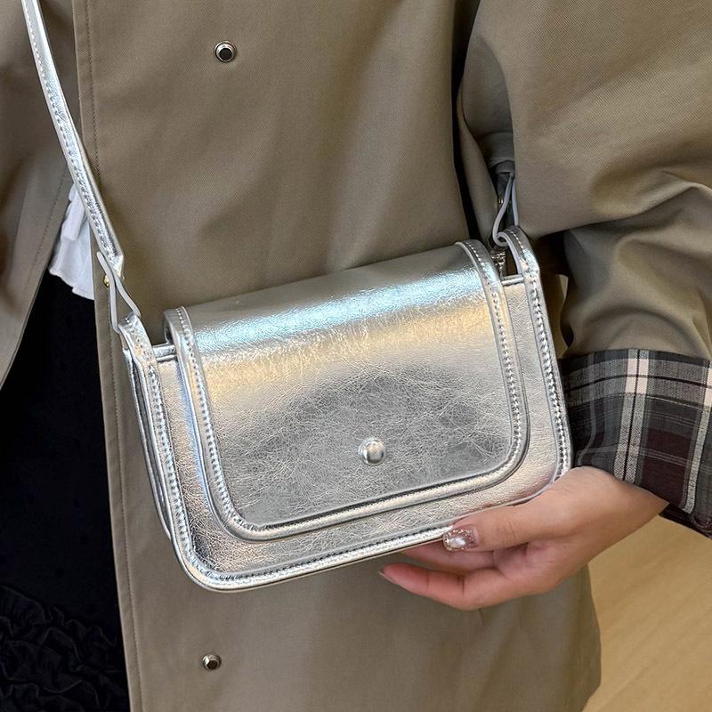 Modische, lässige, einfache und kleine quadratische Damenhandtasche, modische und stilvolle Single-Shoulder-Crossbody-Damenhandtasche