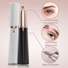 Safety Design Electric Eyebrow Trimmer LED Light Automatic Eyebrow Trimming Tool  For Beginners