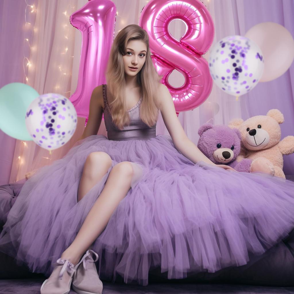 Foil Balloon Foil Party Balloon Bright Balloons Mylar Balloon For Birthday Party