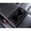 Fit For 2016- Cadillac XT5 Black Titanium Rear Water Cup Panel Cover Trim