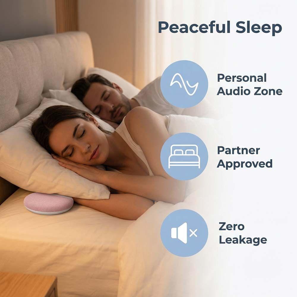 Mini Under Pillow Bluetooth Speaker Ultra-Thin White Noise Machine Sleeping Speaker  Sleeping Aid