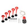 12V 120DB Five Tube Music Air Horn Truck Modified Car Air Horn For Motorcycle Car Boat Truck