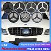 Auto Frontgrill Emblem Stern Plakette 3D Spiegel OE Stil Flache Oberfläche Für Mercedes Benz W245 W204 X204 B180 B200 B250 C280 C300 C350