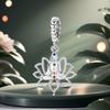 7 Chakras Padmasana Pendant Bead Component Designed For Women Trendy Fashion Ornament Lotus Flower Personalized Elegant Exquisite High Quality Fine