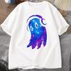 Undertale Napstablook Music Ghost T Shirt Casual Cotton Short Sleeve Unisex Sclothes O Neck Top Summer Graphic T Shirts Oversized