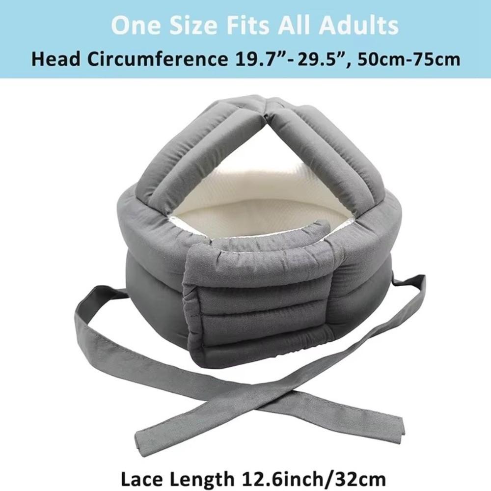 Atmungsaktiver Baumwoll-Anti-Sturz-Helm für ältere Menschen, Schwammgepolsterte Anti-Sturz-Sicherheitsmütze, für drinnen, Freizeit