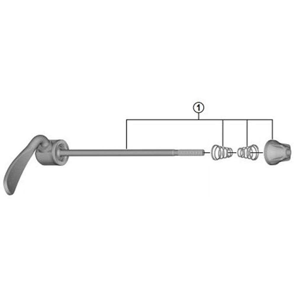 Shimano Repair Parts Quick Shaft Assembly Y31U98020 (170mm) FH-TX505 FH-T3000