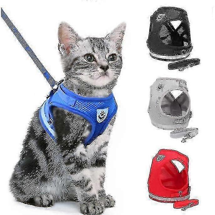 Comfortable Cat Harness Escape Proof for All Sizes
