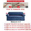 Cover With Skirt Elastic Elasticized Sofa Cover For Living Room1/2/3/4 Seat Armchair Cover Shape Home Furniture Couchcover Jacquard Living Sofa