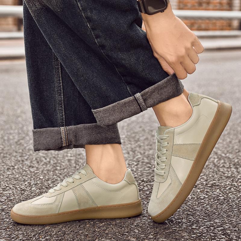 High Quality Oxford Breathable Outdoor Flats Sneakers Shoe Handmade Soft Sole Casual Comfortable and Fashionable Walking Shoes