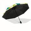 1pc Fish Pattern Automatic Open 8-Rib Windproof Umbrella, Travel & Commuting, Suitable for All Seasons