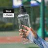 1000ML Leak-Proof Plastic Large Capacity Sports Water Bottle Non-Toxic Odorless Perfect for Hot/Cold Drinks