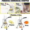 Commercial Vegetable Chopper 4 Replacement Blades,Stainless Steel French Fry Cutter Potato Fruit Slicer for Restaurants/Kitchen