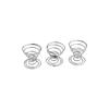 3Pcs/set Stainless Steel Air Plant Stand Pineapple Base Spring Wire Egg Tray  Home Decor
