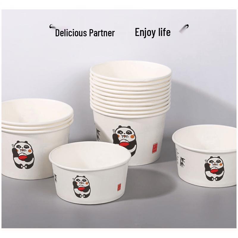 Laiyu Disposable Thickened Paper Bowls