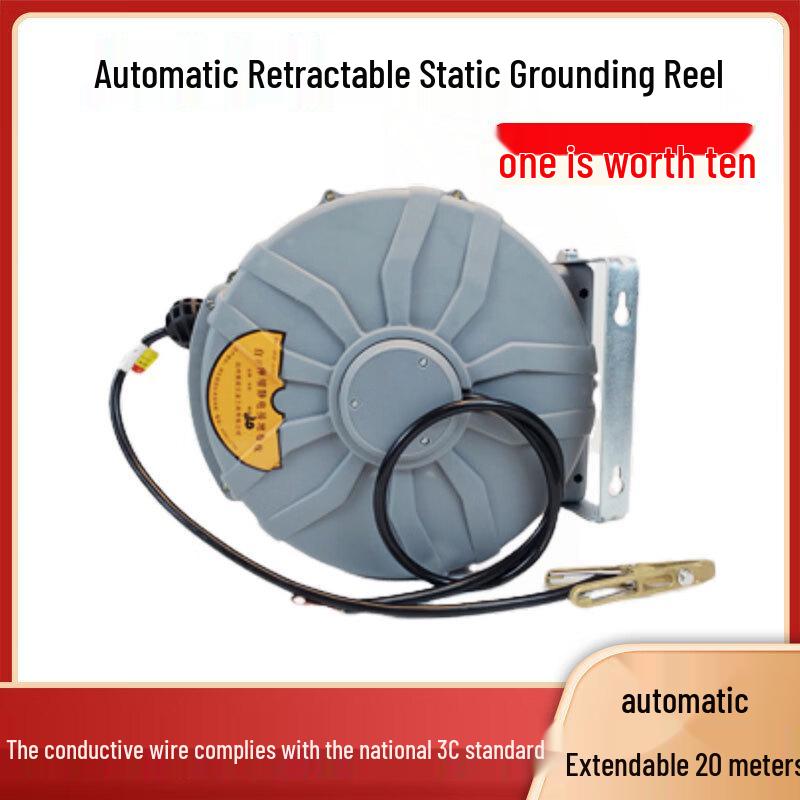 Retractable Anti-Static Grounding Reel