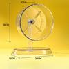 1Pc Transparent Hamster Running Wheel Toy Quiet Running Exercise Easy To Disassemble And Clean For Hamster Pets Accessories