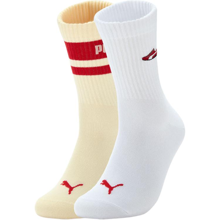 PUMA Mid Calf Socks Unisex 2 Pack 947552-02 39/42