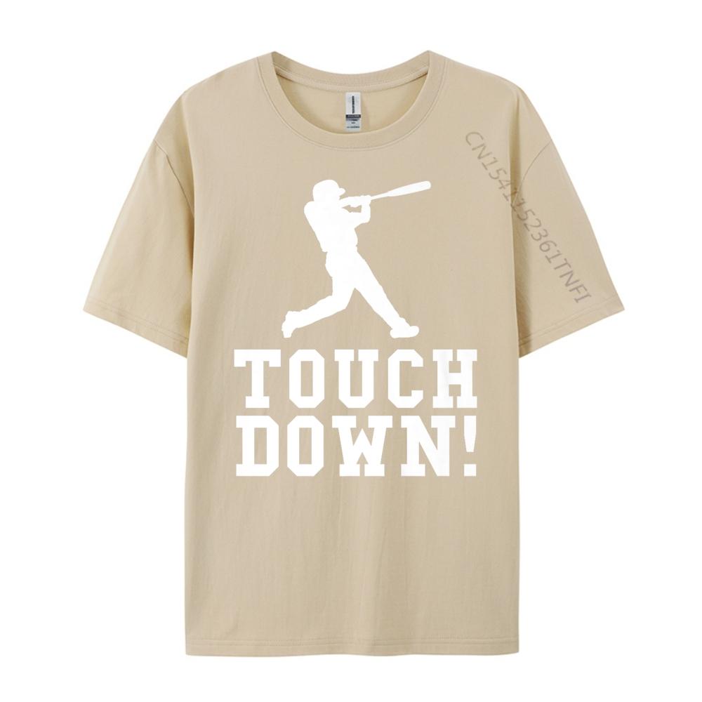 Funny Touchdown Baseball 3XL Men Clothing Gifts For Men Graphic Graphic Tee Original Mens TShirts Creative