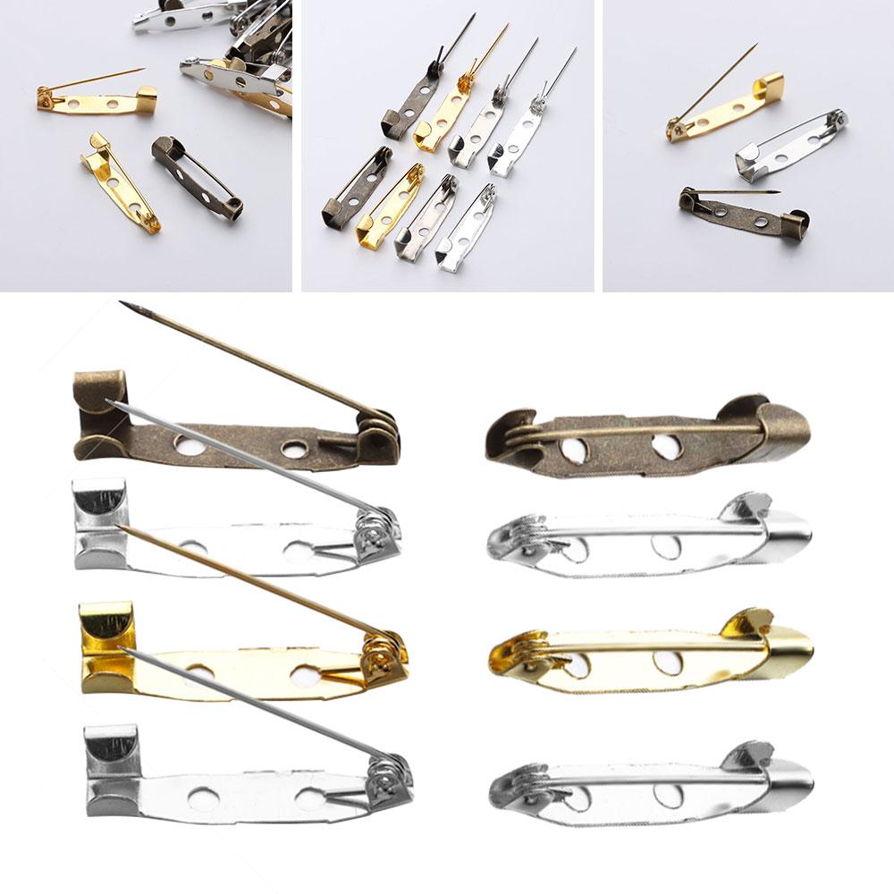 

25 мм принадлежности для украшения изготовления ювелирных изделий брошь с зажимом для броши настройки булавки пустая основа