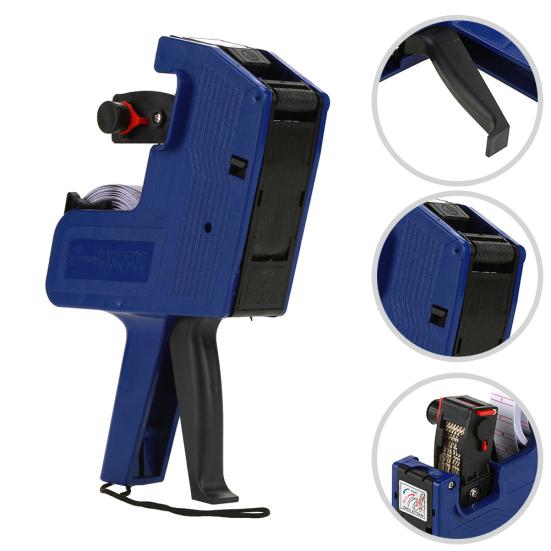 MX-5500 Price Labeller Single Row Easy to Operate Tagging Supplies Handheld 8 Digits Price Labelling Makers for Supermarket