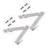 2 Set Folding Support Hinges Lid Lift Up Stay Hinge for Wooden Boxes Cabinet Cupboard Furniture