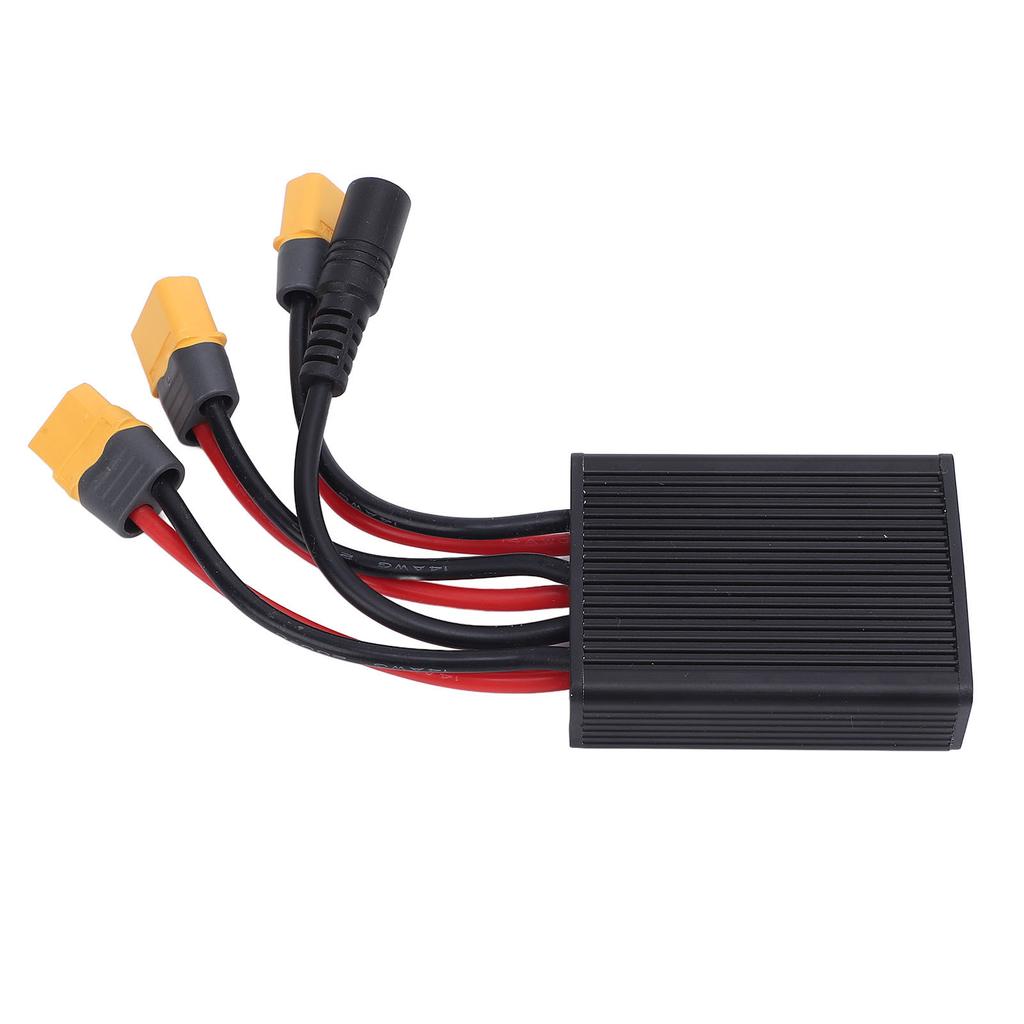 Electric Double Battery Discharge Converter 20V to 72V 30A Dual Battery Pack Switch Balancer with Charging Port for