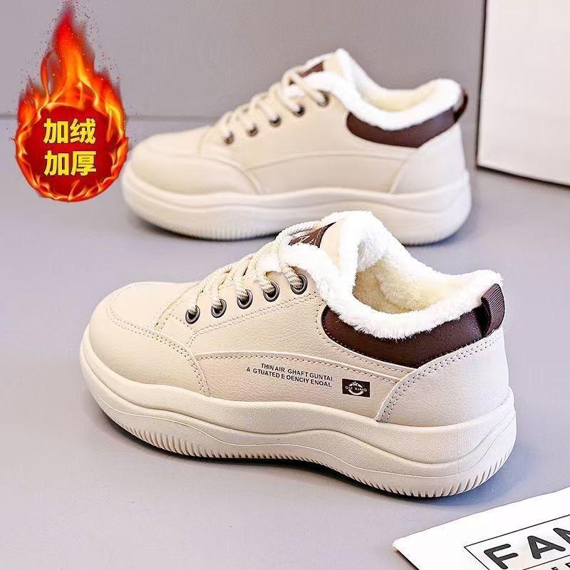22 winter new velvet thick-soled sports casual thickened warm cotton shoes board shoes