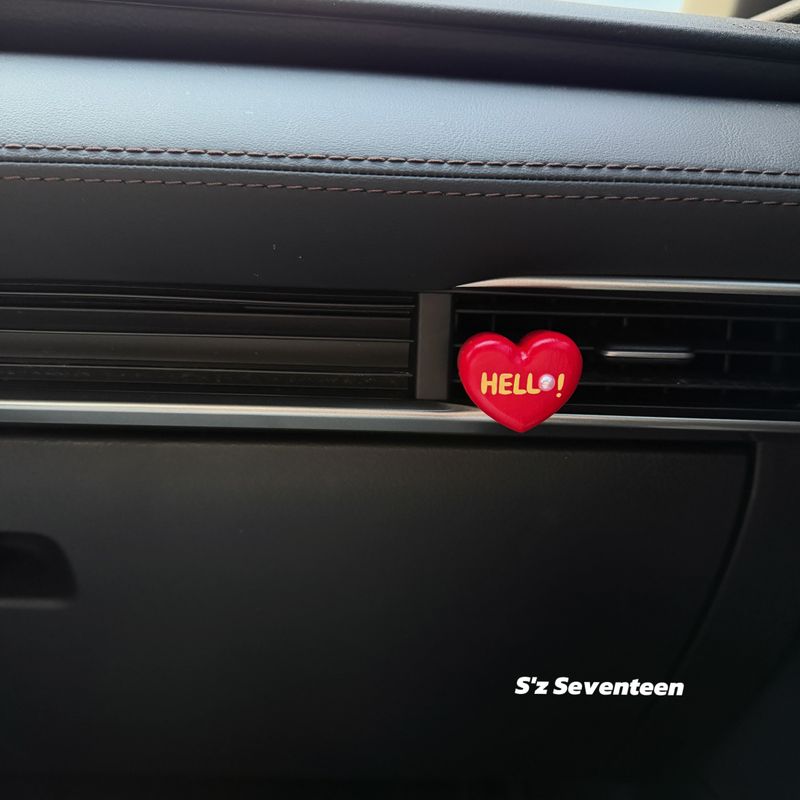 Cute Little Red Riding Hood Hello Kitty Car Air Vent Decoration Ornament Car Interior Fragrance Diffuser Stone Light Scent