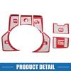 A ABSOPRO Car Center Console Gear Panel Multimedia Handbrake Switch Cover Trim for Mazda