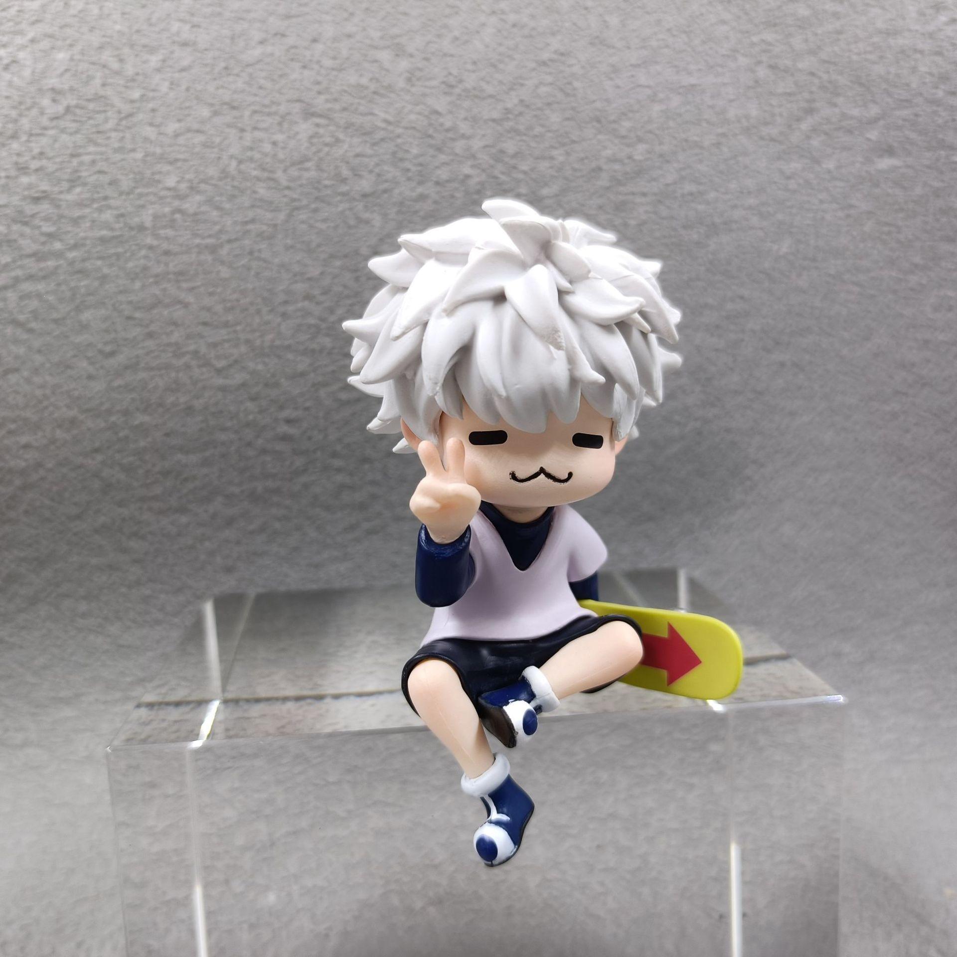Hunter x Hunter: Cute Killua & Gon Q Version Desktop Ornament - Anime Figure Birthday Gift