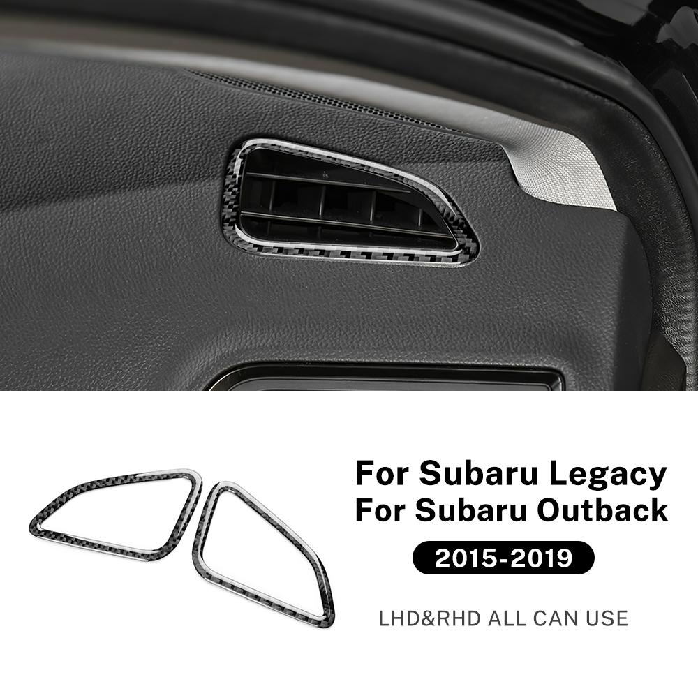

Real Soft Carbon Fiber Sticker For Subaru Legacy Outback 2015 2016 2017 2018 2019 LHD RHD Car Instrument Panel Defogger Trim